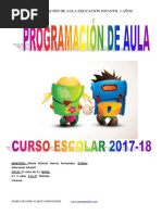 Programación de Aula Infantil 3 2017-18