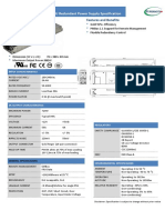 PWS-721P-1R: 720W 1U Redundant Power Supply Specification