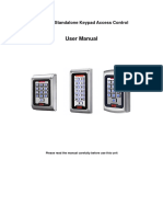 User Manual: Standalone Keypad Access Control