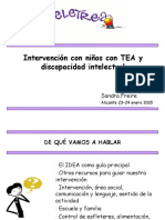 Intervención Con Niños Con TEA y DI