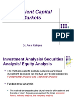 Efficient Capital Markets: Dr. Amir Rafique