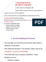 Chapter Four Decision Theory: Complexity