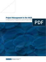 OSCE Project Management Manual