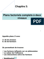 CH 3 Plans Factoriels Complets À Deux Niveaux