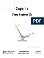 Chapter II A Force Systems 2D: Engineering Mechanics