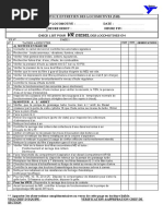 Check List VR Diesel