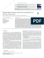 Douka, M., 2018, Statistical Analyses of Extreme Rainfall Events in Thessaloniki, Greece