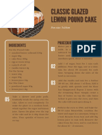 Classic Glazed Lemon Pound Cake Recipe Card