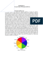 Experiment-1 Visible Spectroscopy of Hexaaquacobalt (II) Ion