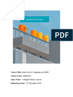 Factory Layout, Labor Law & Compliance in RMG, AMM3203