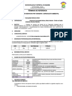 TDR Servicios Por Terceros Espec Ambiental