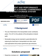 Development and Performance Evaluation of A Dynamic Compressed Air Energy Storage System