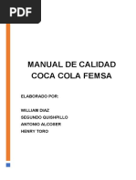 Manual Calidad Coca Cola