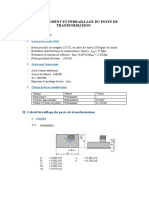 Note de Calcul - Poste de Transformation