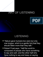 Art of Listening