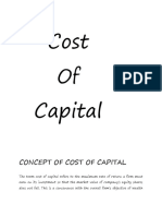 Cost of Capital