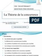 La Theorie de La Concurrence