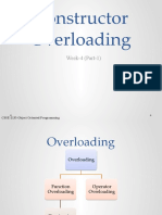 Constructor Overloading: Week-4 (Part-1)