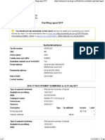 Pre-Filling Report 2017: Taxpayer Details