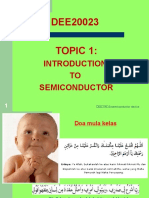 DEE20023 Topic 1:: TO Semiconductor