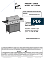 Product Guide MODEL 463234711: For Support and To Register Your Grill, Please Visit Us at