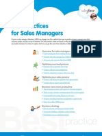 Best Practices For Sales Managers