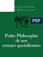 Petite Philosophie de Nos Erreurs Quotidiennes