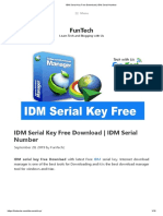 IDM Serial Key Free Download - IDM Serial Number