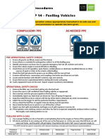 Safe Operating Procedures 14 Fuelling Vehicles