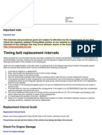 LD23 Timing - Belt Procedure