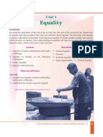 Equality Equality: Unit 3