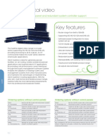 Sublime Digital Video: 3G-SDI Router With Control Panel and Redundant System Controller Support