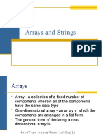 Arrays and Strings in C Programming