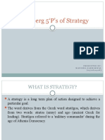 Mintzberg 5 P's of Strategy