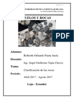 Clasificación de Rocas