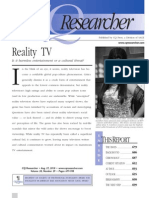 CQResearcher RealityTV