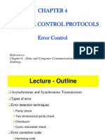 Chapter 4 - Lecture-1 Error Detection and Hamming Code