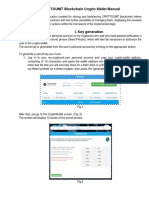 CRYPTOUNIT Blockchain Crypto Wallet Manual