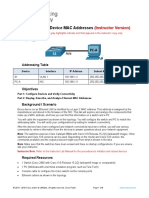 7.2.7 Lab - View Network Device MAC Addresses - ILM