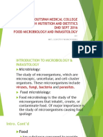 Food Microbiology and Parasito - Mrs - Dorothy Bundi - 15156