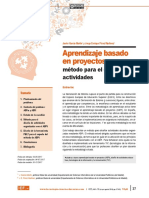 Aprendizaje Basado en Proyectos:: Método para El Diseño de Actividades