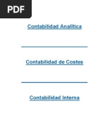 Contabilidad Analitica