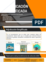 Adjudicación Simplificada