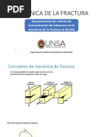 Aproximación de Criterio de Concentración de Esfuerzos en La Mecánica de La Fractura Al Diseño