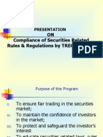 Presentation On Compliance of Securities Rules-Azam Bhai