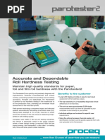 Accurate and Dependable Roll Hardness Testing