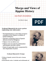 Rizal's Morga and Views of Philippine History