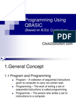 Flowcharts and Programming QBASIC