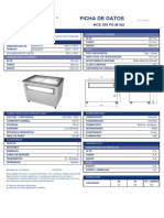 FICHA DE DATOS HCE 305 FG M1A2 - 220 240V - 50Hz - Embraco R290 - Danfoss Analógico - ESP