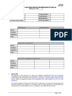 TEM 270 Installation and Operational Qualification Protocol Template Sample